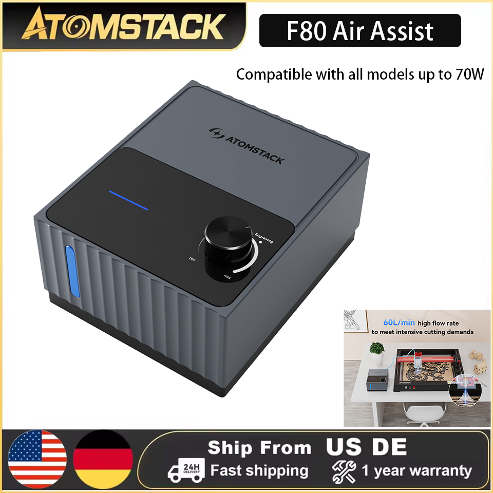 Atomstack F80 Air Assist Pump  - Drone Lidar review and price